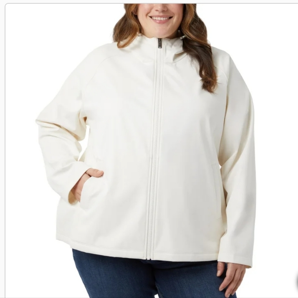 NWT 32 Degrees Women's Cream Soft Shell Jacket, Nwt